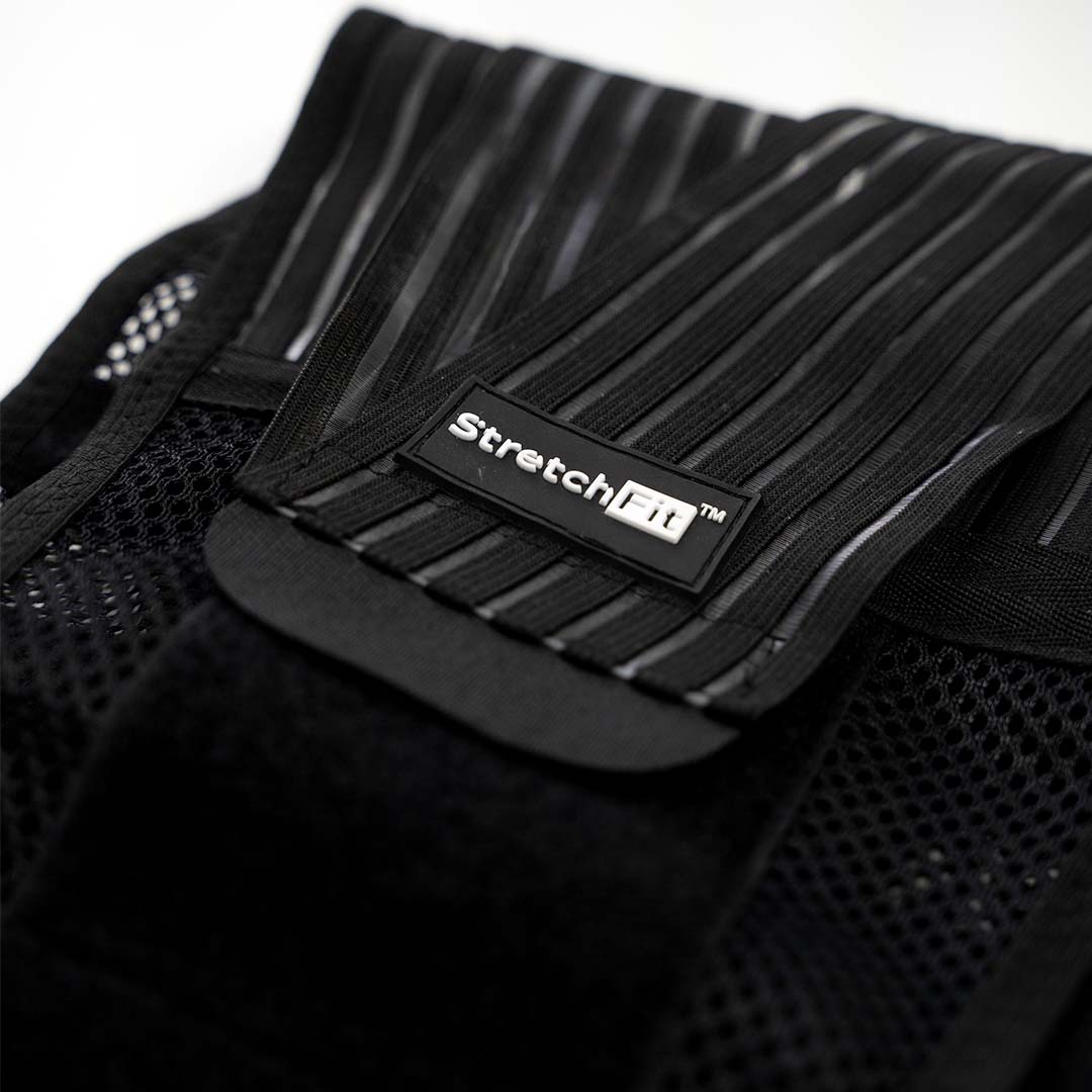 detail na kvalitní materiál bederního pásu lumbarflex