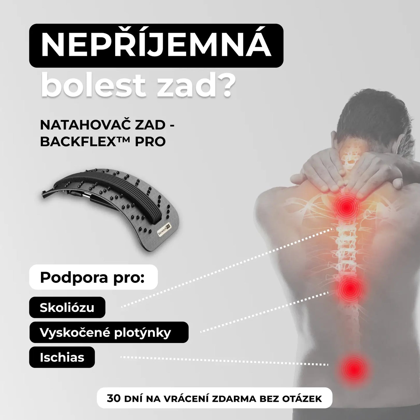 Natahovač zad - BackFlex™️ Pro
