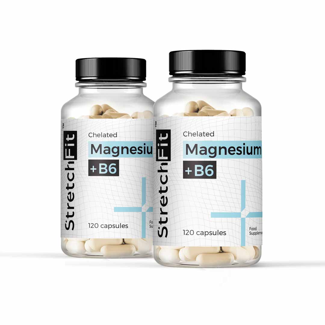 Magnesium Chelát + B6 - StretchFit™ 120 kapslí