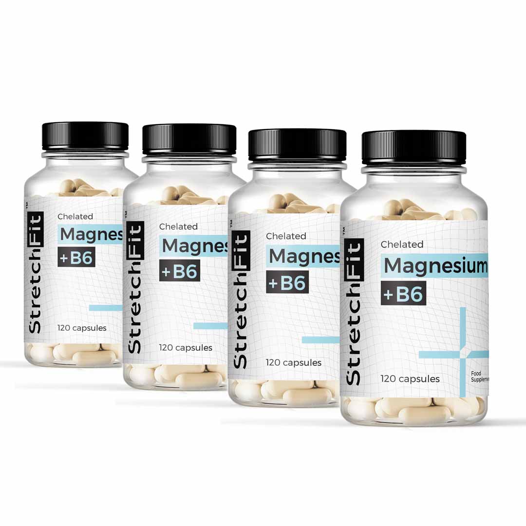 Magnesium Chelát + B6 - StretchFit™ 120 kapslí